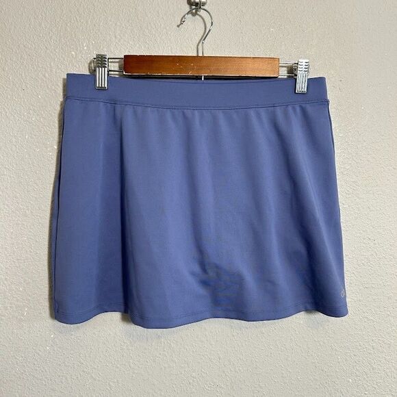 ALO YOGA Airlift Timeless Skirt Skort M Infinity Blue Tennis Golf Pull On - Picture 2 of 6